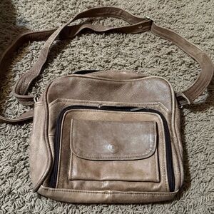 Genuine Leather Handbag Made in Mexico boho Adjustable strap card holder pocket